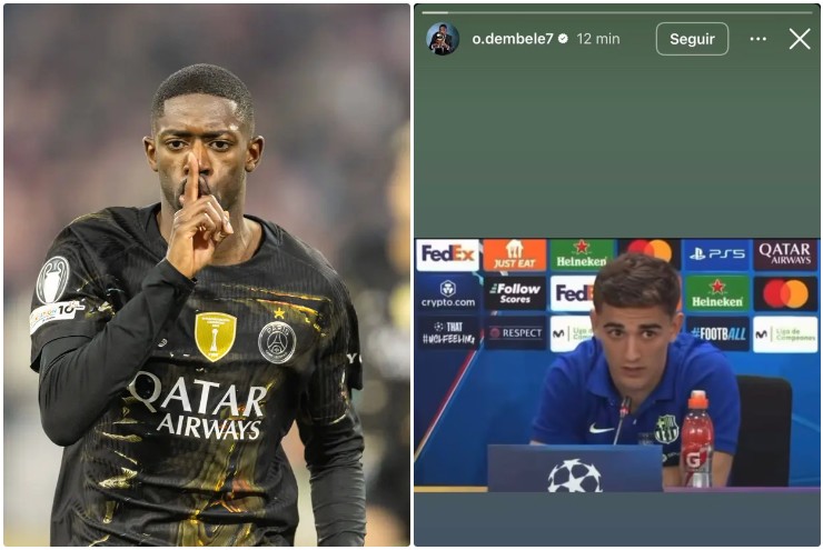 Ousmane Dembele ăn mừng bằng cách đăng video phát biểu của... đồng đội cũ