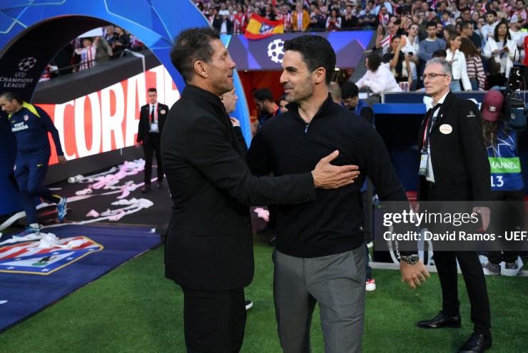 HLV Mikel Arteta cảm thông với đồng nghiệp Simeone