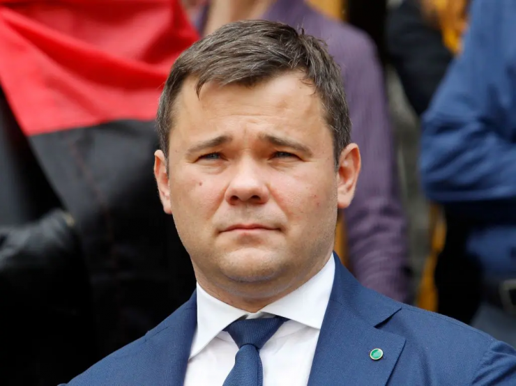 Chân dung Andriy Bohdan - người từng là Chánh văn phòng đầu tiên của Tổng thống Zelensky sau khi ông đắc cử năm 2019. Ảnh Pavlo Conchar/SOPA Images/LightRocket via Getty Images