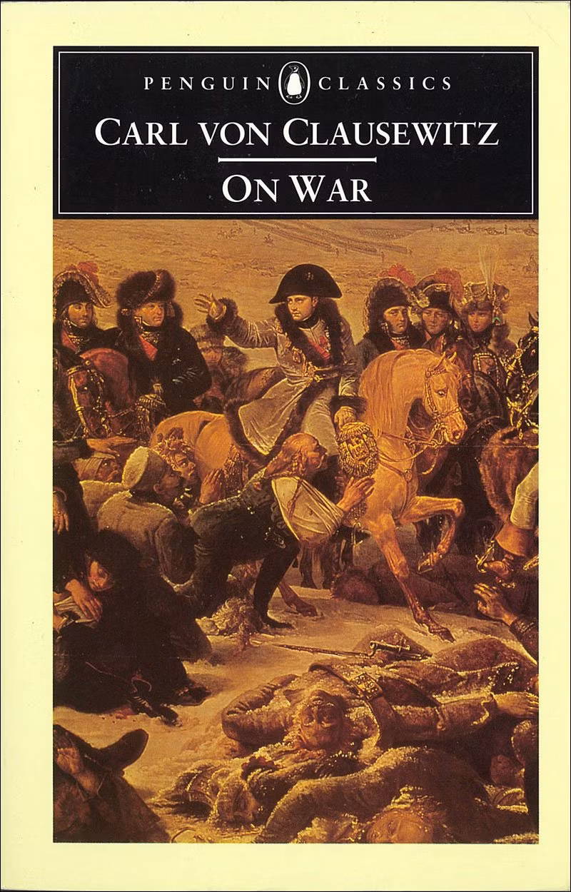 “Bàn về chiến tranh” của Carl von Clausewitz. Ảnh: Amazon.