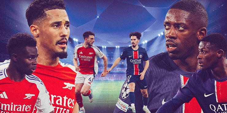 Arsenal và PSG sẽ so tài trong trận chung kết Champions League