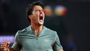 Darderi & “cơn điên” ở Rome Open: Hủy diệt truyền nhân Nadal nhờ ly cà phê