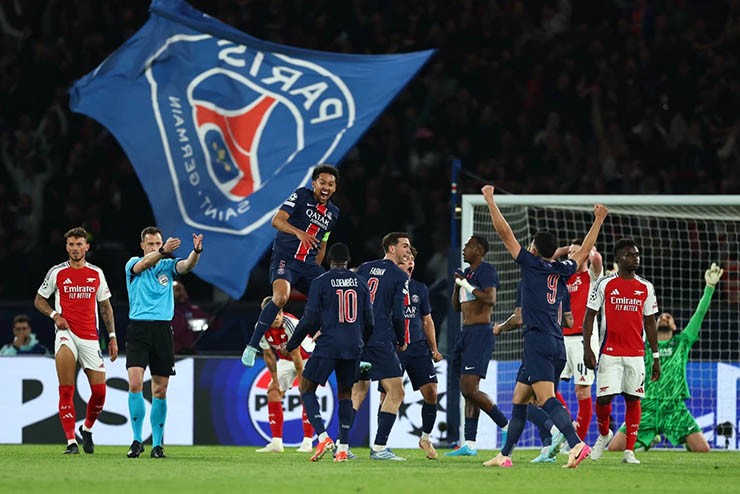Arsenal cần vượt qua PSG để đăng quang Champions League