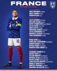 ĐT Pháp chốt Mbappe & hàng công “khủng” dự World Cup, sẵn sàng đòi lại ngai vàng