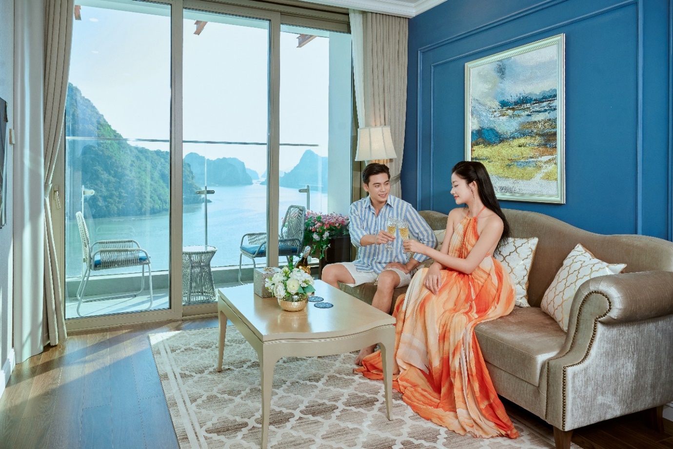Với đa dạng loại hình căn hộ, Crystal Holidays Harbour Vân Đồn đáp ứng đầy đủ nhu cầu của từng nhóm khách từ gia đình, cặp đôi, bạn bè hay thương gia,… Ảnh – Everland Group.