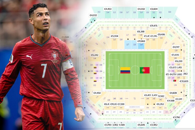 Giá vé xem trận tiếp theo của Ronaldo đang tăng một cách chóng mặt