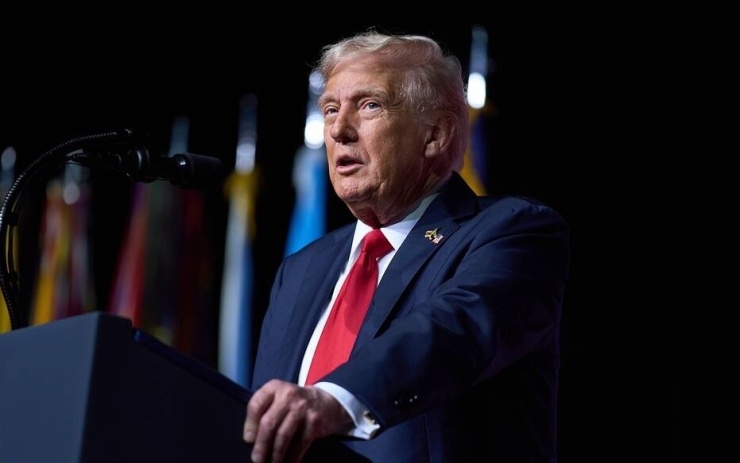 Tổng thống Trump. Ảnh: AP.