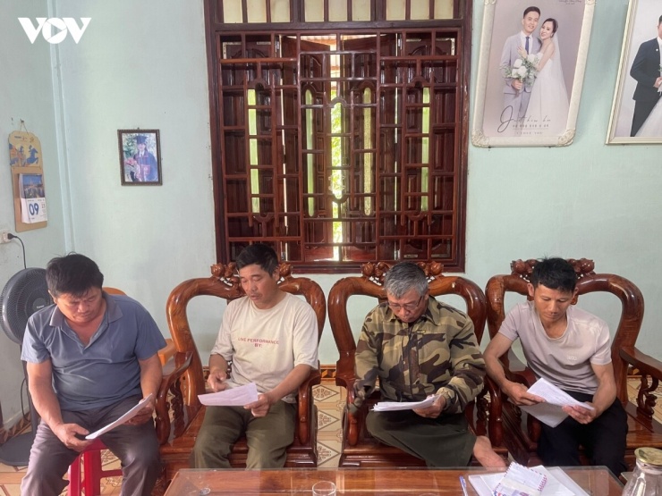 Nhiều hộ dân tại thôn Bồng Lai 1 phản ánh việc thiếu minh bạch trong chi trả tiền hỗ trợ thiệt hại do cơn bão số 10 năm 2025