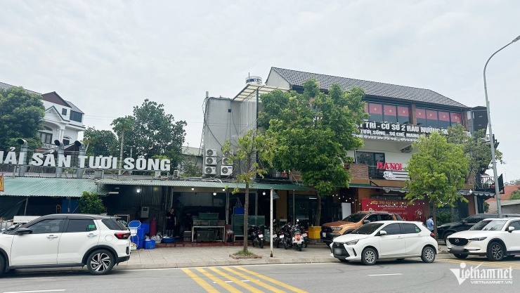 Nhà hàng hải sản Việt Trì, nơi xảy ra vụ việc. Ảnh: Đức Hoàng