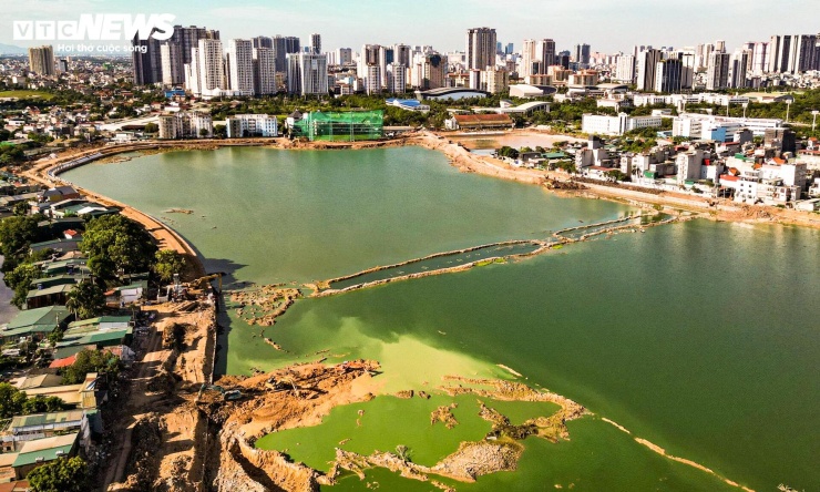 Hồ điều hòa nghìn tỷ phía Tây Hà Nội dần lộ diện - 1