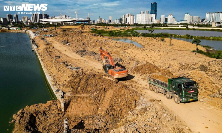 Hồ điều hòa nghìn tỷ phía Tây Hà Nội dần lộ diện - 6