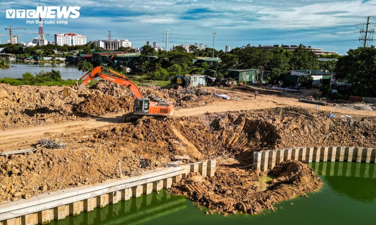 Hồ điều hòa nghìn tỷ phía Tây Hà Nội dần lộ diện - 7