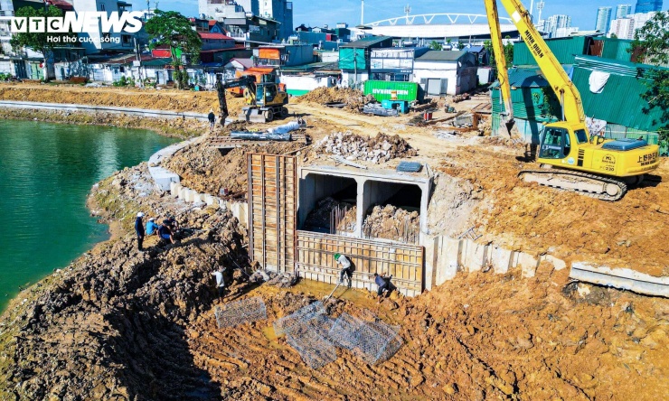 Hồ điều hòa nghìn tỷ phía Tây Hà Nội dần lộ diện - 9