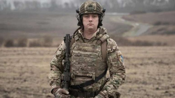 Đại tá Vladimir Kononnikov, chỉ huy Lữ đoàn Cơ giới Độc lập 154 ​​của Ukraine. Nguồn&nbsp; Facebook / 154OMBR