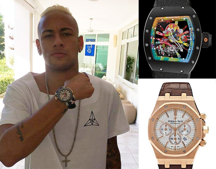 Bộ sưu tập đồng hồ xa xỉ của Neymar được cho là đã chạm mốc hàng triệu USD
