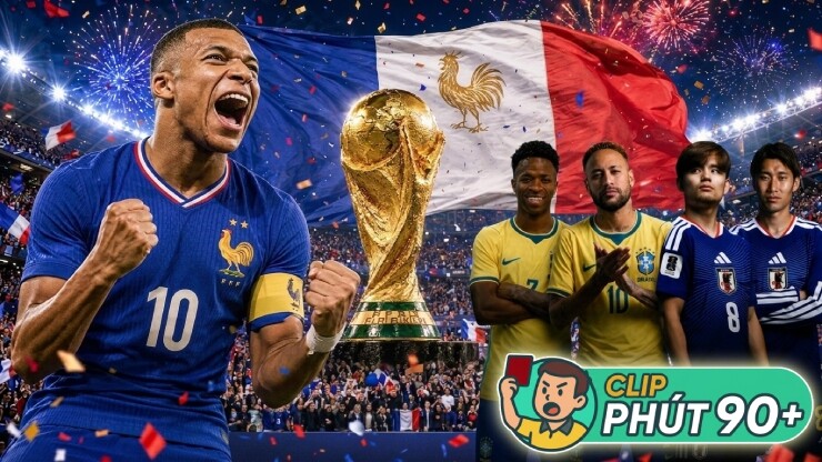 Pháp thắng tưng bừng mơ vô địch World Cup, Nhật Bản đấu Brazil nhờ khoảnh khắc vàng phút 90+4 - 1