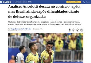 Báo chí Nhật Bản khen đội nhà “ngẩng cao đầu”, truyền thông Brazil lo Selecao khó tiến xa