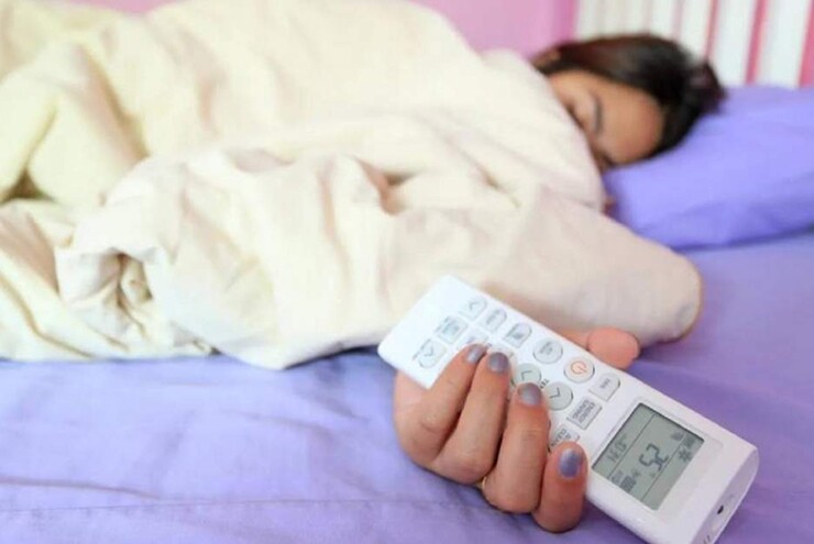 Giấc ngủ có thể không ngon chỉ vì nhiệt độ điều hòa quá thấp.