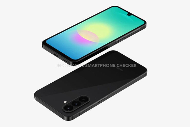 Hình ảnh kết xuất được cho là của Galaxy A18.