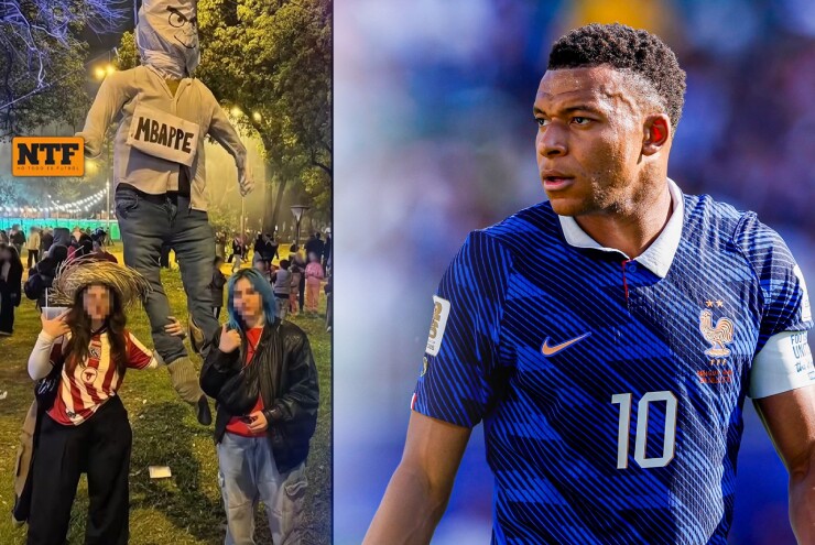 Mbappe bị dựng hình nộm và đốt tại Paraguay