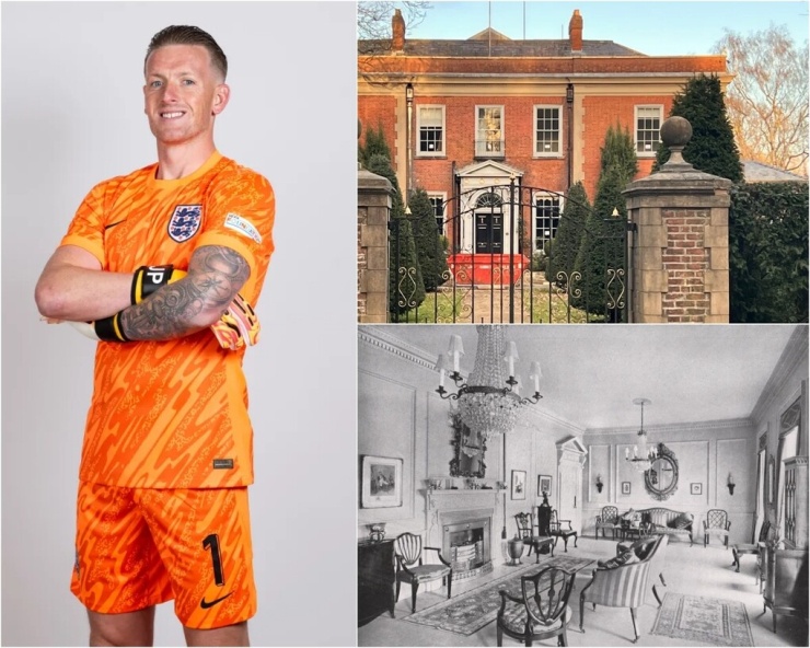 Ngôi nhà của Jordan Pickford được xây dựng ban đầu vào năm 1860. Ảnh: Steve Allen, Alamy