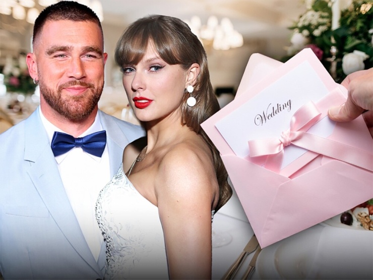 Đám cưới của Taylor Swift và Travis Kelce kín bưng. (Ảnh: Sina)
