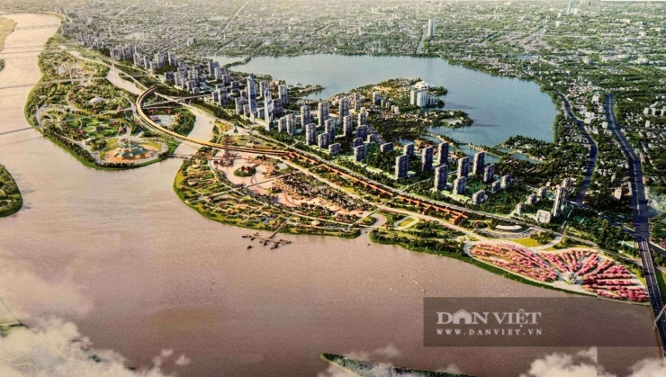 Đối với các hộ dân bị ảnh hưởng bởi dự án, Hà Nội dự kiến bố trí tái định cư tại ba khu vực chính gồm Khu đô thị định cư Long Biên quy mô khoảng 201 ha, Khu đô thị định cư Lĩnh Nam khoảng 98 ha và Khu tái thiết đô thị làng nghề Bát Tràng khoảng 120 ha. Ảnh: Anh Văn