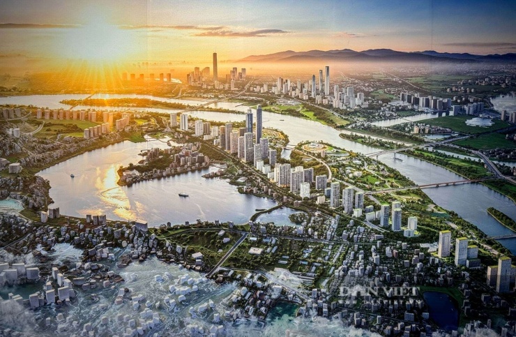 Đối với các đoạn bờ hữu sông Hồng nằm trong khu vực Vành đai 2, quy hoạch định hướng tái thiết đô thị thông qua việc di dời các khu nhà ở xuống cấp, khu dân cư lấn chiếm ven sông, kết hợp xây dựng các tuyến đường mới phù hợp với cao độ hiện trạng để kết nối với khu dân cư hiện hữu. Ảnh: Anh Văn