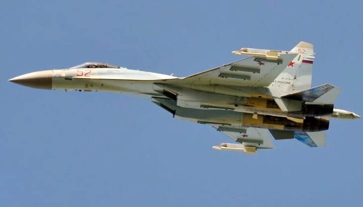 Tiêm kích Su-35 của Nga. (Nguồn: DB)