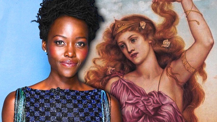 Lupita Nyong'o bị chê khi thể hiện vai mỹ nhân trong thần thoại Hy Lạp. IMDB.