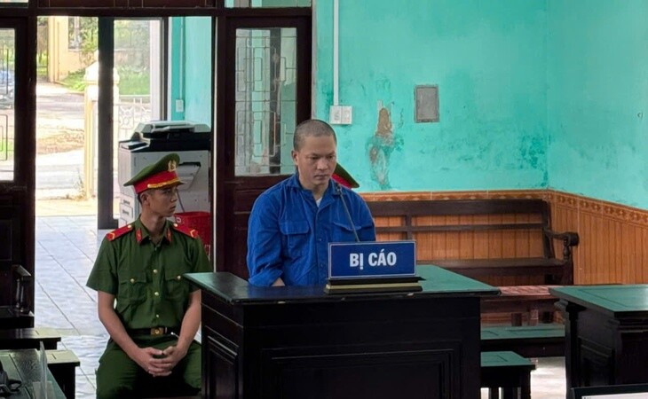 Hồ Văn Phương Tâm tại phiên tòa.