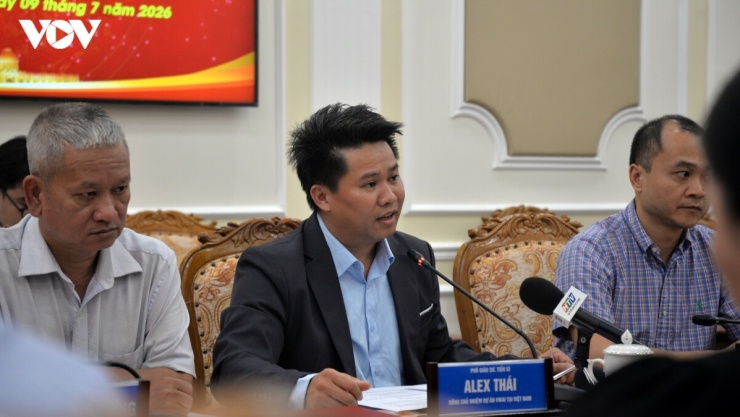 PGS.TS Alex Võ Đình Thái, đồng chủ nhiệm Dự án VWAI tại Việt Nam