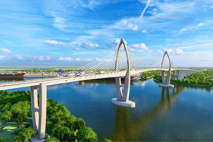 Phối cảnh cầu Phước An khi hoàn thành