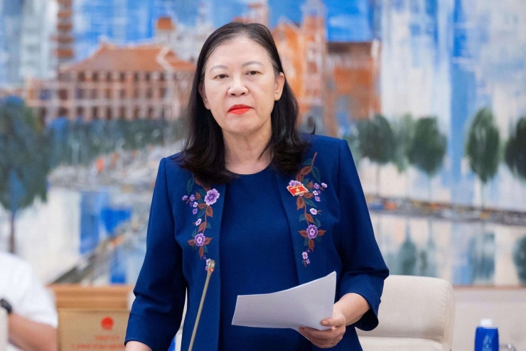 Chủ nhiệm Ủy ban Dân nguyện và Giám sát Lê Thị Nga. Ảnh: Media Quốc hội