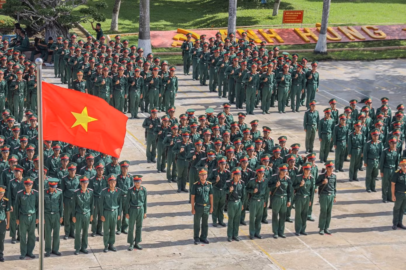 Tiểu đoàn Bộ binh 1, Trung đoàn Bộ binh 738, Bộ Chỉ huy quân sự tỉnh Tây Ninh. Ảnh: Tiến Bin