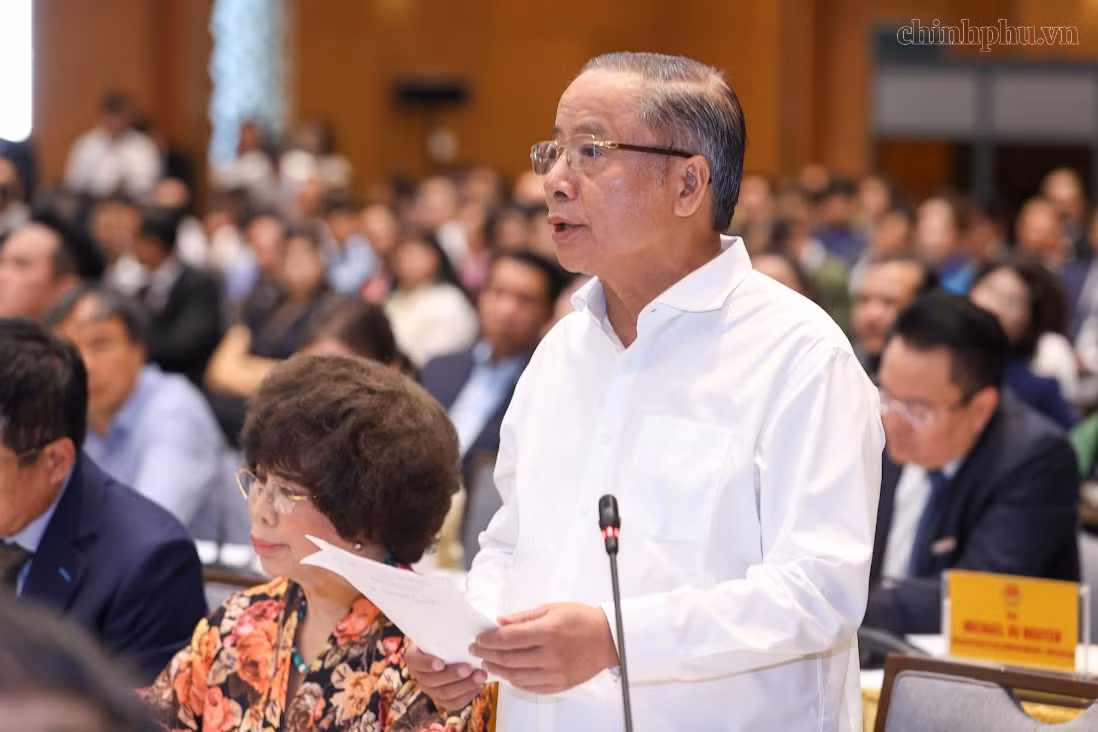 Chủ tịch Hiệp hội Doanh nghiệp nhỏ và vừa Việt Nam Nguyễn Văn Thân. Ảnh VGP