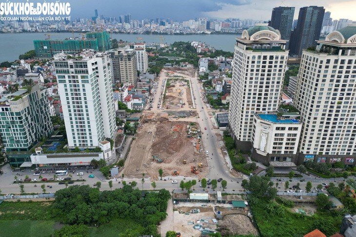 Lộ diện hình hài đường 90m giữa lòng Hồ Tây - 1