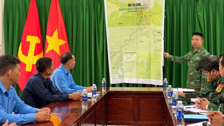 Các lực lượng triển khai tìm kiếm hài cốt liệt sĩ 