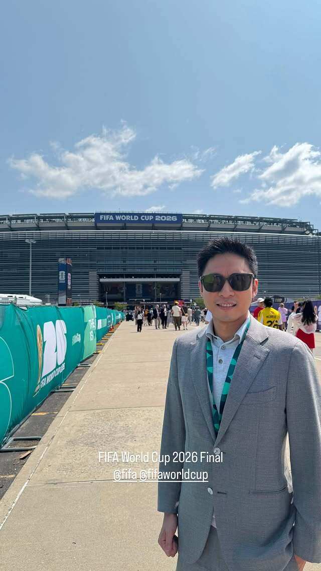 Doanh nhân Hoắc Khải Sơn tại Mỹ. Ảnh: Weibo