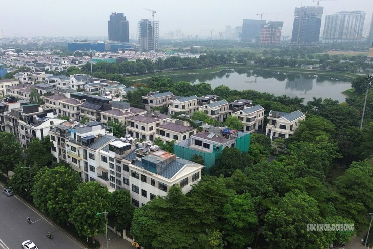 Không gian đô thị hiện đại, nhiều cây xanh bao quanh khu vực dự án. Ảnh: T.Anh