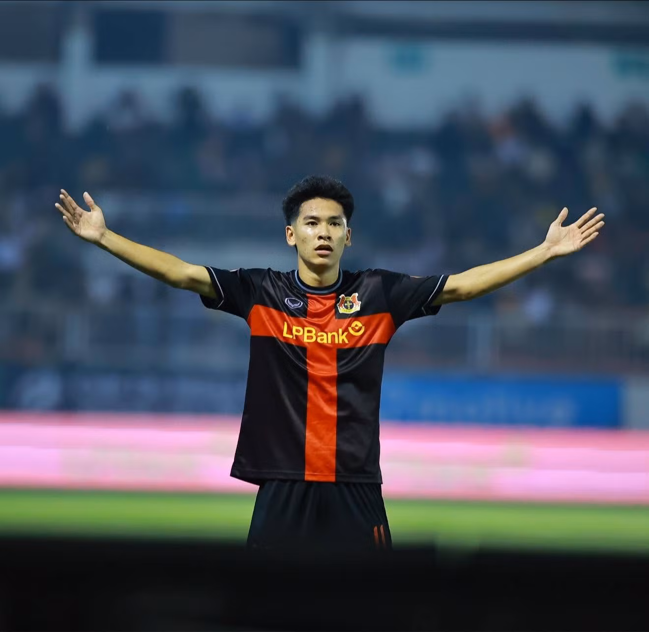 Lê Văn Thuận trong màu áo Ninh Bình FC. (Ảnh: Ninh Bình FC)