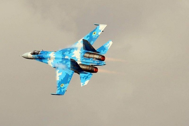Tiêm kích Su-27 của Ukraine. Ảnh Wikimedia Commons