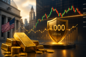Giá vàng thế giới sáng 28/7 giữ vững mức 4.000 USD
