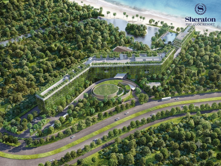 Sheraton Phú Quốc Resort được kỳ vọng là một dự án nổi bật ở Phú Quốc. Đồ họa: SGL