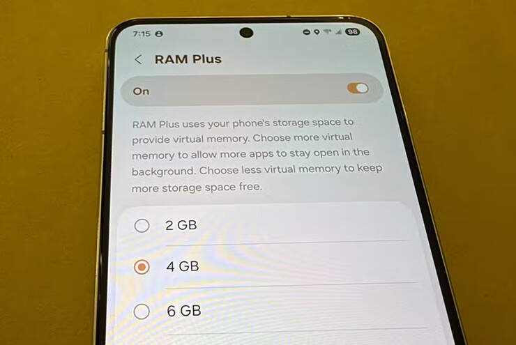 RAM Plus chỉ hữu ích với các hệ thống có RAM dưới 8 GB.