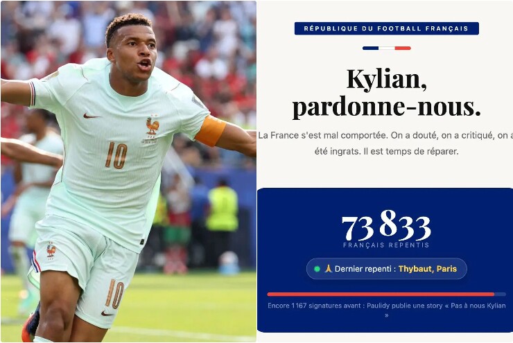 Mbappe được 73.000 CĐV xin lỗi