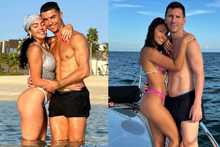 Gia đình luôn là điểm tựa quan trọng của Cristiano Ronaldo và Lionel Messi