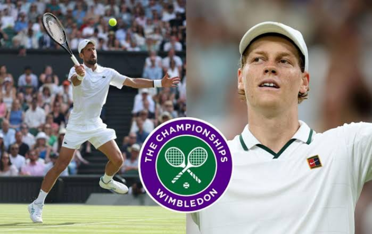 Djokovic (bên trái) đang phải chịu nhiều bất lợi về mặt thể chất hơn 
