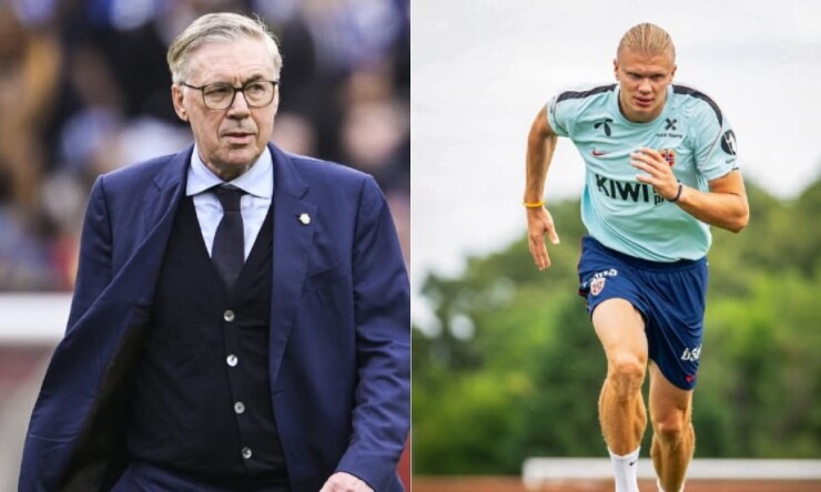 HLV Ancelotti không có kế hoạch "chăm sóc" riêng Haaland