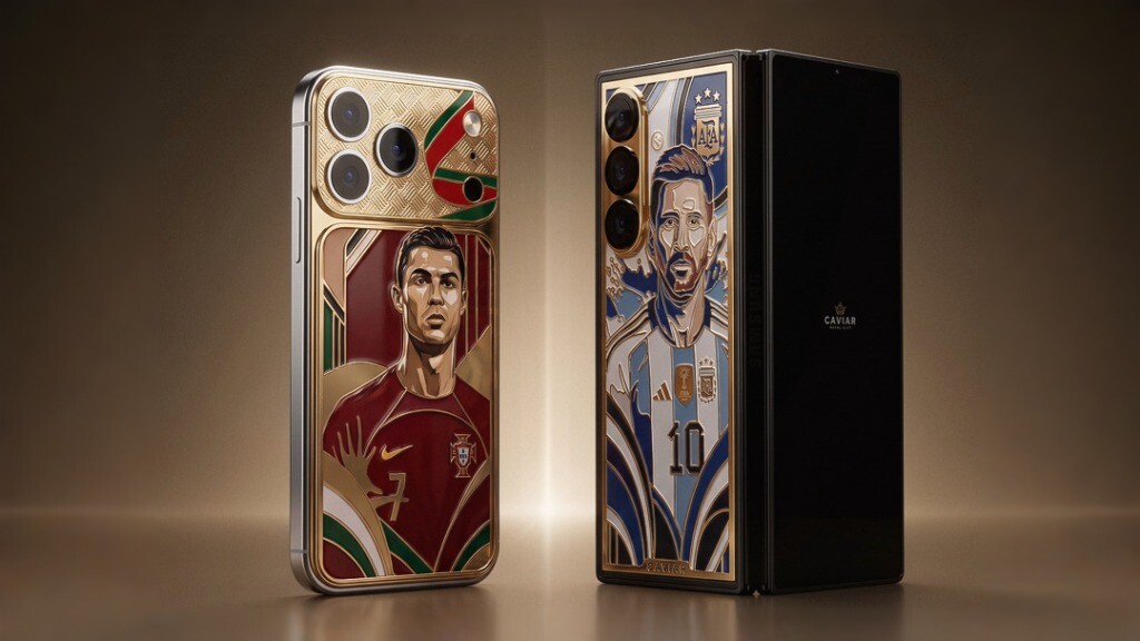 Caviar ra mắt bộ sưu tập smartphone mạ vàng tôn vinh Messi và Ronaldo - 1